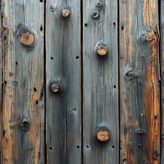 Obraz premium Rustic Wooden Planks Displaying Weathered Texture in Beautiful Scenic Background