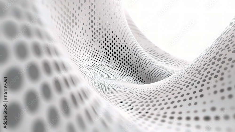Poster abstract pixelated mesh: an intricate and mesmerizing abstract pattern, rendered in a smooth, undula