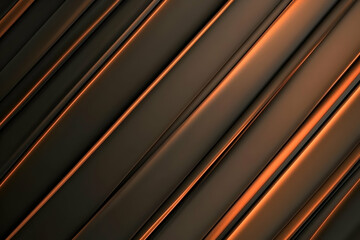 Obraz premium Abstract 3D Background Brown Orange Lines