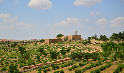 Mor Ahisnoya Church in Midyat, Mardin, Turkey.