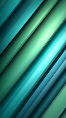 Obraz premium Abstract Teal Green Diagonal Stripes Background
