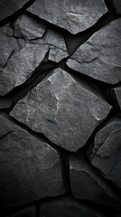 Dark Grey 3D Stone Background