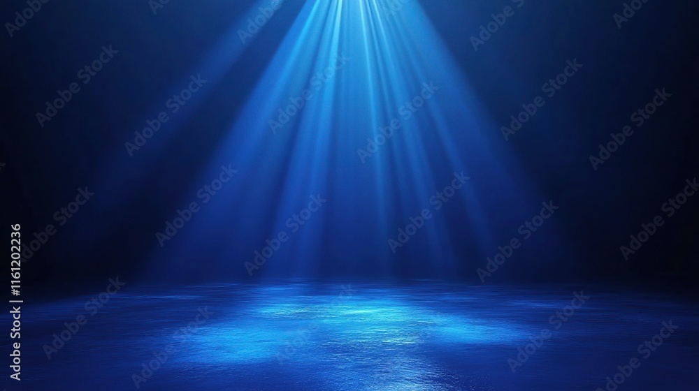 Aufkleber glowing blue gradient abstract background with texture elements