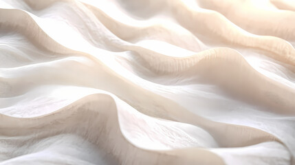 Ruffled sand dunes with undulating patterns and soft focus, desert landscape, ruffled sand, dune texture, soft focus effect, wavy ground. Dune. Illustration