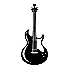 Naklejka premium guitar isolated on white