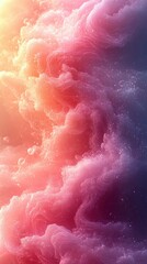 Fototapeta premium Abstract Swirling Pastel Cloudscape Dreamlike Texture and Color