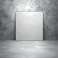 Blank Canvas Grey Concrete Background