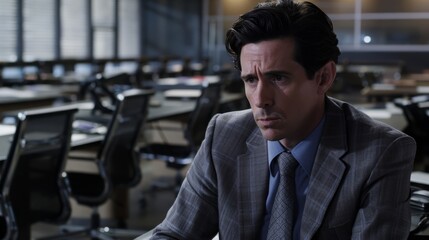 Frustrated developer at computer, facing challenges in coding and debugging, embodies the perseverance and resilience required in the tech industry.