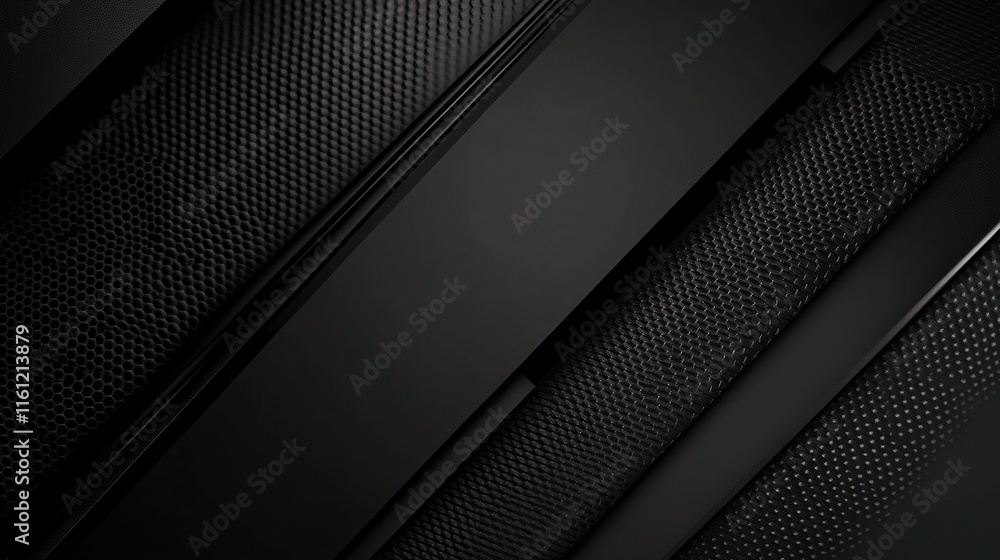 Aufkleber abstract dark geometric background: a minimalist, geometric backdrop with bold lines and textures in