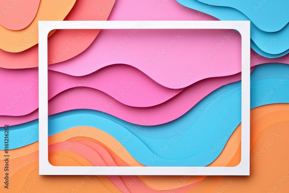 Poster Abstract image with multiple layers, great for creative use