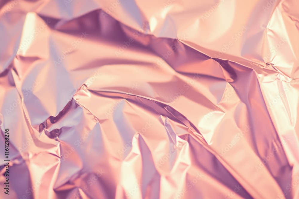 Aufkleber a close-up shot of a sheet of tin foil, highlighting its texture and pattern