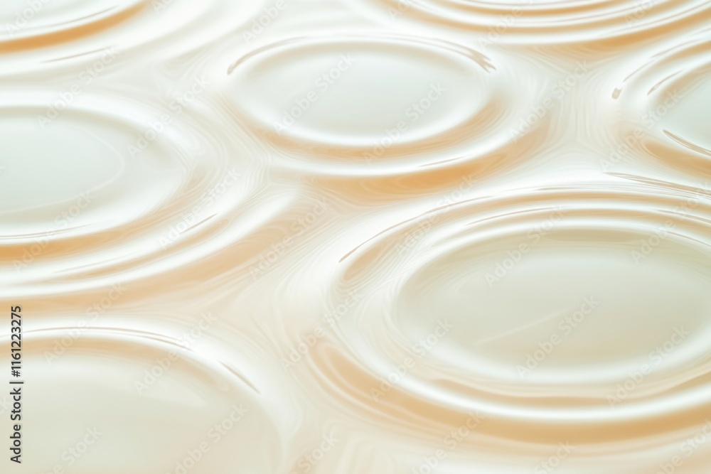 Poster a close-up shot of a white plate featuring concentric circles, suitable for use in design and photog
