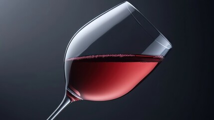 Aromatic Ros? Wine in Elegant Glass