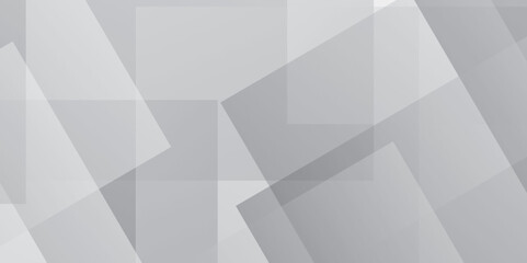 Fototapeta premium Vector Modern white and gray technology concept diamond triangle geometric line background. modern white and grey gradient color geometric backdrop design cube pattern background for website banner.