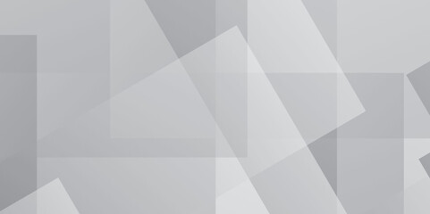 Vector Modern white and gray technology concept diamond triangle geometric line background. modern white and grey gradient color geometric backdrop design cube pattern background for website banner.