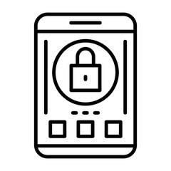 Lock Solid Icon Style