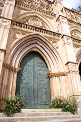 Door of the royal monastery, Guadalupe, Spain