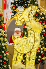 Sanata a a deer christams decoration