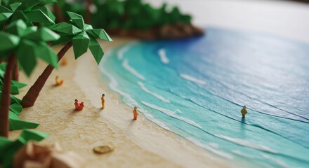 Miniature Tropical Beach Paradise 