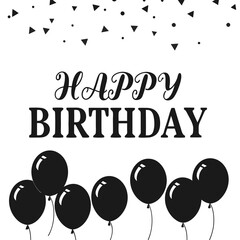 happy birthday lettring