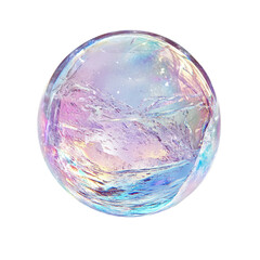 Enchanted Bubble: A Cosmic Seascape