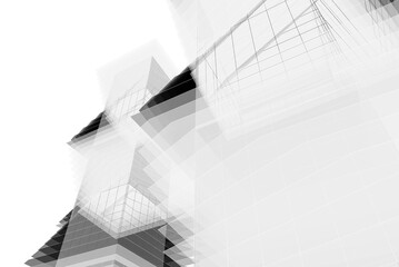 Obraz premium architecture building 3d rendering