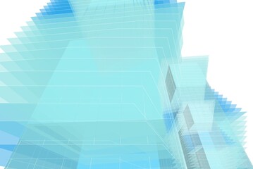 architecture building 3d rendering