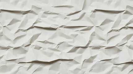 Obraz premium Beige wrinkled paper background recycled from paper packaging. The paper is a light beige color.