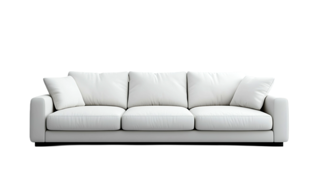 Modern oversized sofa with plush cushions and sleek lines designed for contemporary living spaces and minimalistic interiors