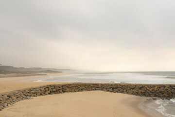 Porto, Portugal - Atlantic Ocean coast in Espinho