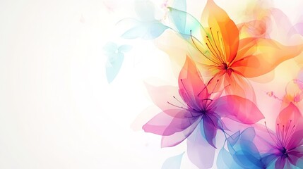 Fototapeta premium abstract floral background