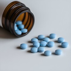 Blue tablets