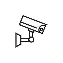 CCTV camera icon Outline vector illustration for web Ui. Security camera icon. Surveillance camera. 