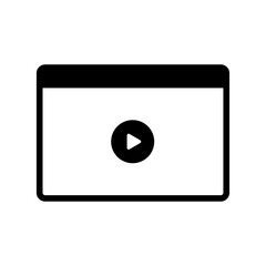 media player video icon