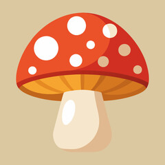 mushrooms on a white background