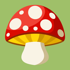 mushrooms on a white background