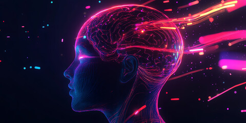 brain wave, 3d