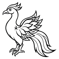 Fenix bird illustration