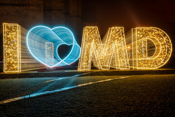 Lichterwelt I love Magdeburg