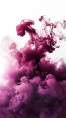 Fototapeta premium Black, dark, purple, red, Burgundy, magenta, maroon, plum, watercolor, water. Messy Smearing stains stains dirty fumes. Fantasize about dramatic storms in the night sky with clouds.