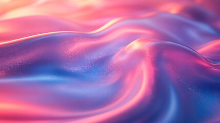 Fototapeta premium Pearlescent Background. Soft Gasoline Backdrop. Retro Pattern. Hologram Gradient. Blue Pop Texture. Trendy Light. Vibrant Fluid. Abstract Gradient. Pink Pearlescent Background 