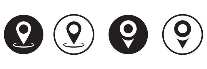 pin map icon. pin location icon vector