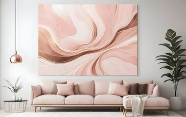 modern living room with sofa