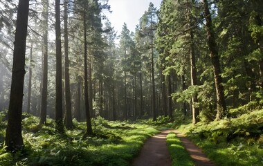 Obraz premium path in the forest