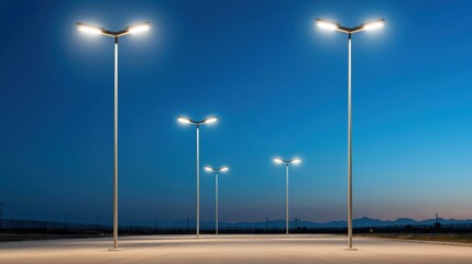 Smart Sustainable LED Lighting Solution for Outdoor Spaces Enhancing Visibility and Safety