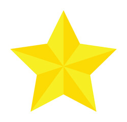 Star collection. Star isolated on white background.