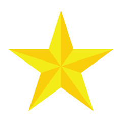 Obraz premium Star collection. Star isolated on white background.