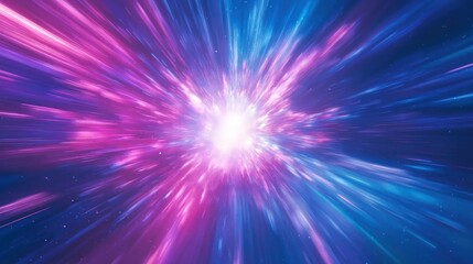 Hyperspace Journey: A Vivid Visualization of Cosmic Speed and Light