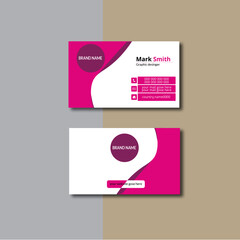 modern template for business card design
