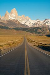 A picturesque road leading into the mountains